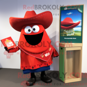Rød Fajitas maskot kostume...