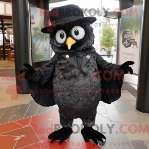 Black Owl maskot kostyme...