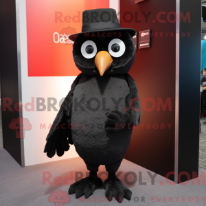 Black Owl maskot kostyme...