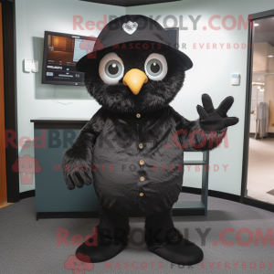 Black Owl maskot kostyme...
