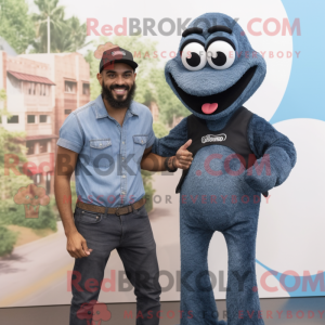 Black Snake-mascottekostuum...