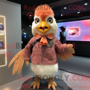 Peach Chicken mascot...