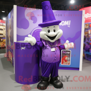 Purple Magician mascot...