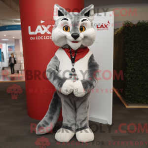 Luchs-Maskottchen-Kostüm...
