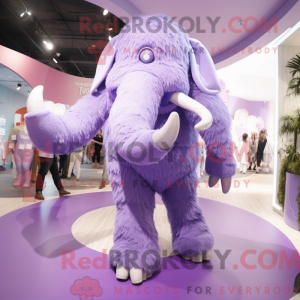 Lavendel Mammoth maskot...