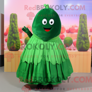Skovgrøn vandmelon maskot...