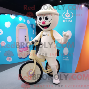 Creme Unicyclist maskot...