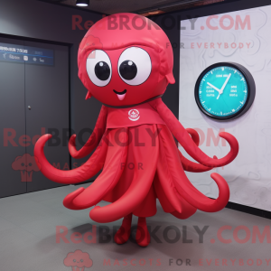 Postava maskota Red Squid...