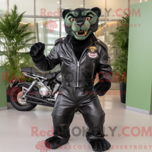 Olive Panther mascot...