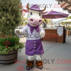 Lavender Hereford Cow...