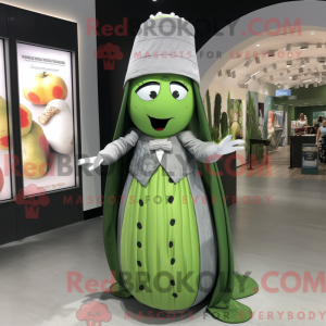 Silver Cucumber mascot...