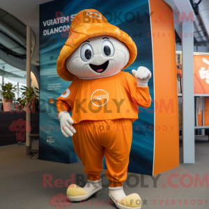 Orange Oyster mascot...