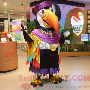 Tukan maskot kostume...