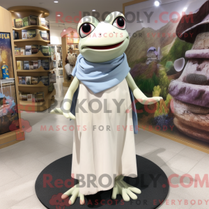 White Frog mascot costume...