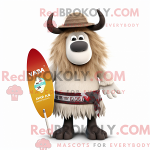 Costume de mascotte de yak...