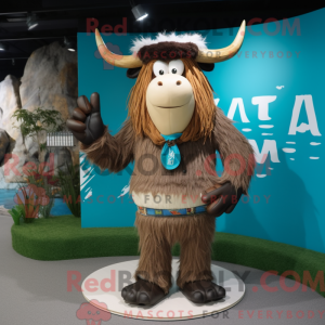 Yak mascot costume...
