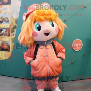 Peach Cod maskot kostume...