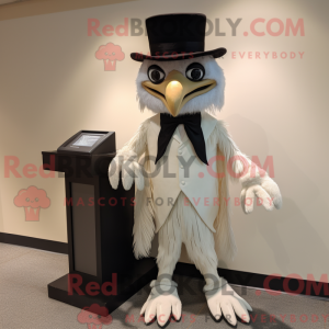Cream Harpy mascot costume...