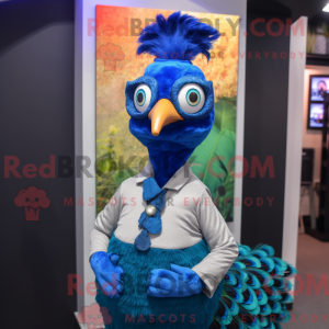 Maskottchenkostüm Blauer...