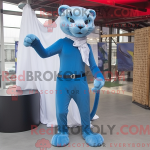 Postava maskota Sky Blue...