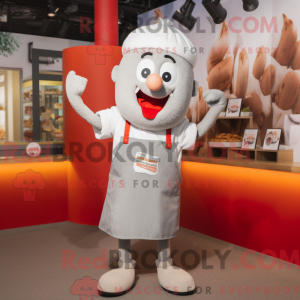 Silver Currywurst mascot...