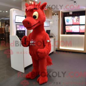 Red Mare mascottekostuum...