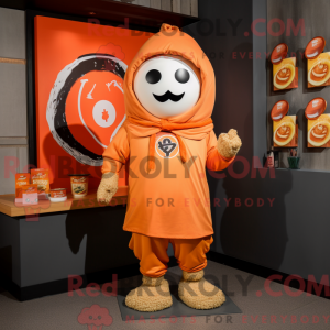 Orange Ramen mascot costume...