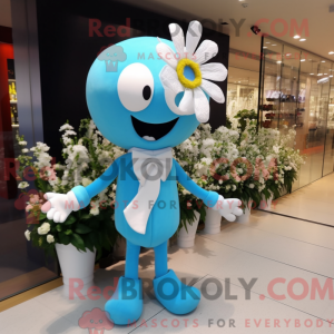 Cyan Bouquet Of Flowers...