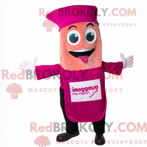 Costume mascotte Magenta...