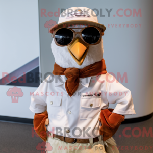Costume mascotte de mouette...