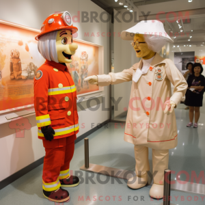 Fire Fighter mascot costume...