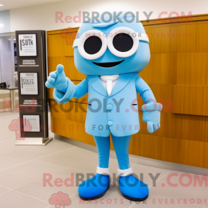 Sky Blue Attorney mascot...