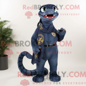 Navy Python maskot kostyme...
