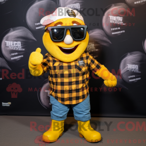 Guld Rugby Ball maskot...