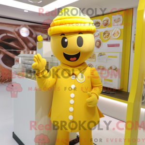 Yellow Chocolates mascot...