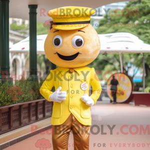 Yellow Chocolates mascot...