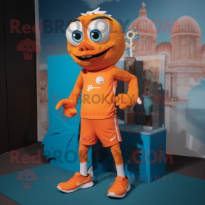 Oranje Barracuda mascotte...