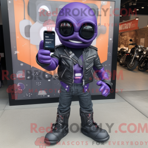 Lilla telefon maskot...