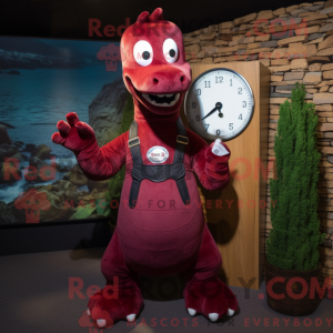 Maroon Loch Ness Monster...