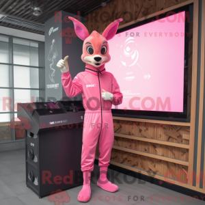 Rosa Reh Maskottchen Kostüm...