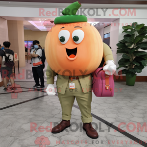 Peach Granade maskot drakt...