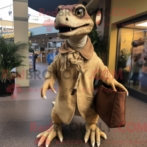 Tan Deinonychus maskot...