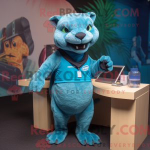 Personnage mascotte Cyan...