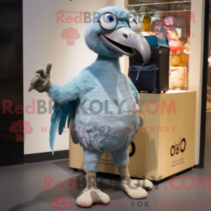 Silver Dodo Bird mascot...