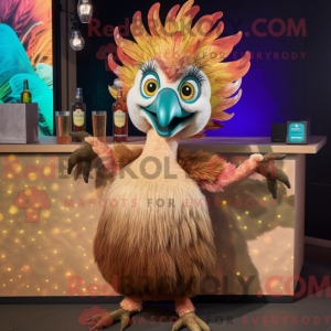 Figura de máscara de pavão...