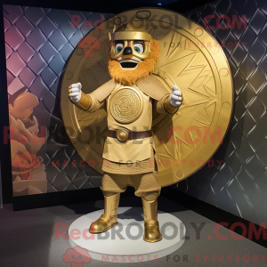 Gold Celtic Shield máscara...