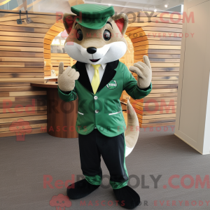 Forest Green Weasel mascot...