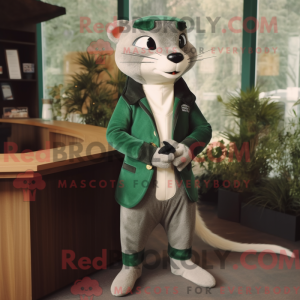 Forest Green Weasel mascot...
