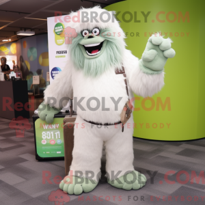 Olive Yeti mascottekostuum...