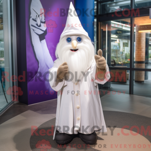 White Wizard maskot kostume...